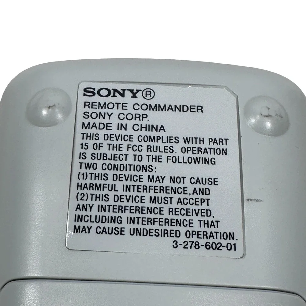 Sony RM-EZ4 Remote Commander Big Button TV SAT Universal Remote Silver Gray